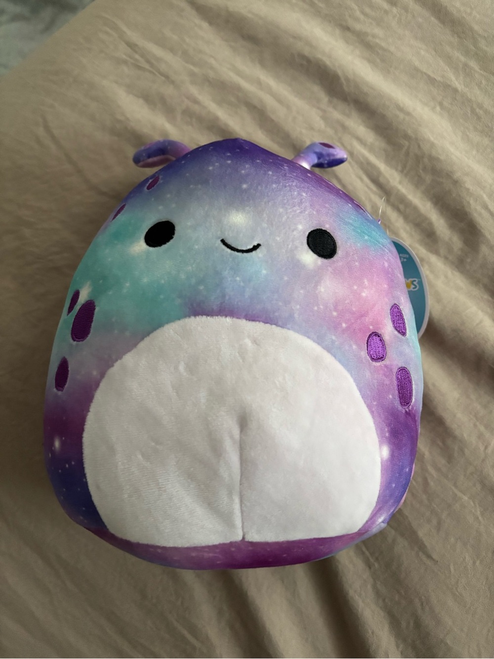 Squishmallows Galaxy Purple Teal Pink Narwhal Plush